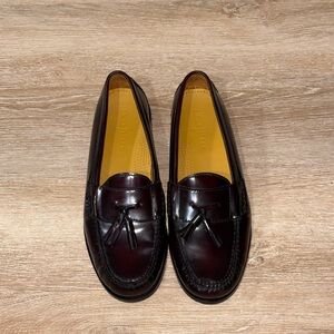 Cole Haan Men's Dark Red Tassel Loafers